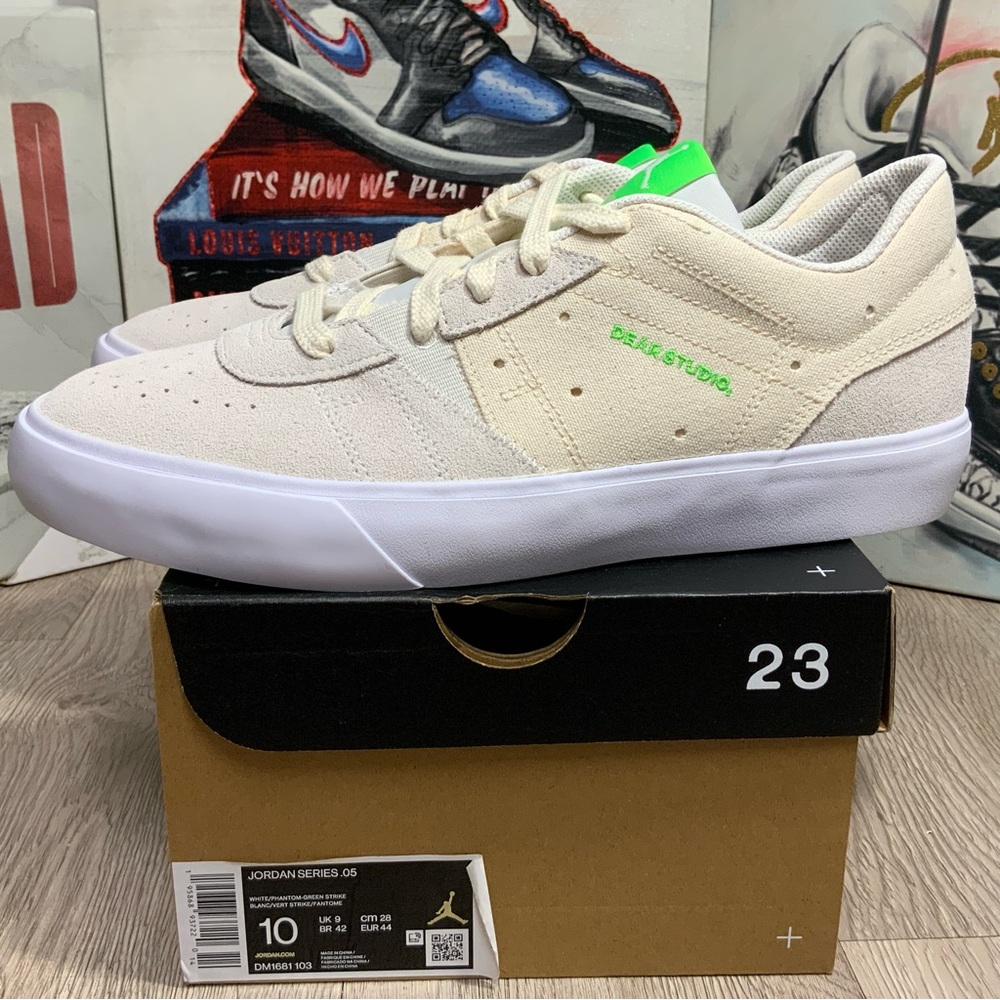 New Air Jordan Series .05 Mens 9, White Green Phantom Sneakers DM1681103 - Picture 3 of 12